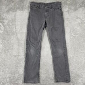 Levis 511 Jeans Mens 30x30 Gray Denim Slim Fit Stretch Casual